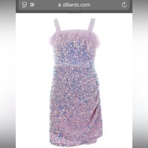 Poppies and Roses sequin dress